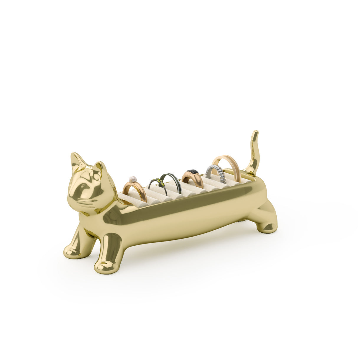 Porta Anelli Ali Cat Ottone Umbra
