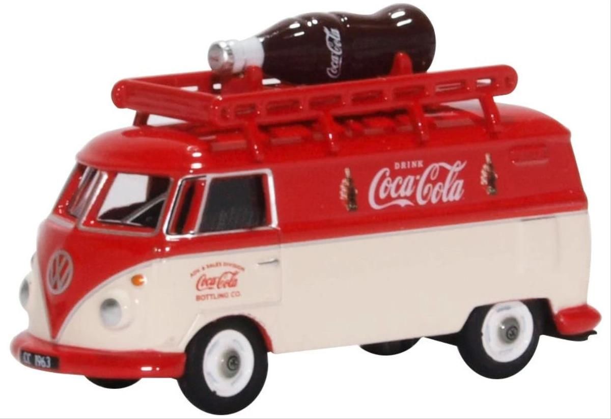 VW T1 Van Bottle Coca Cola 1:76 Scale Oxford Diecast