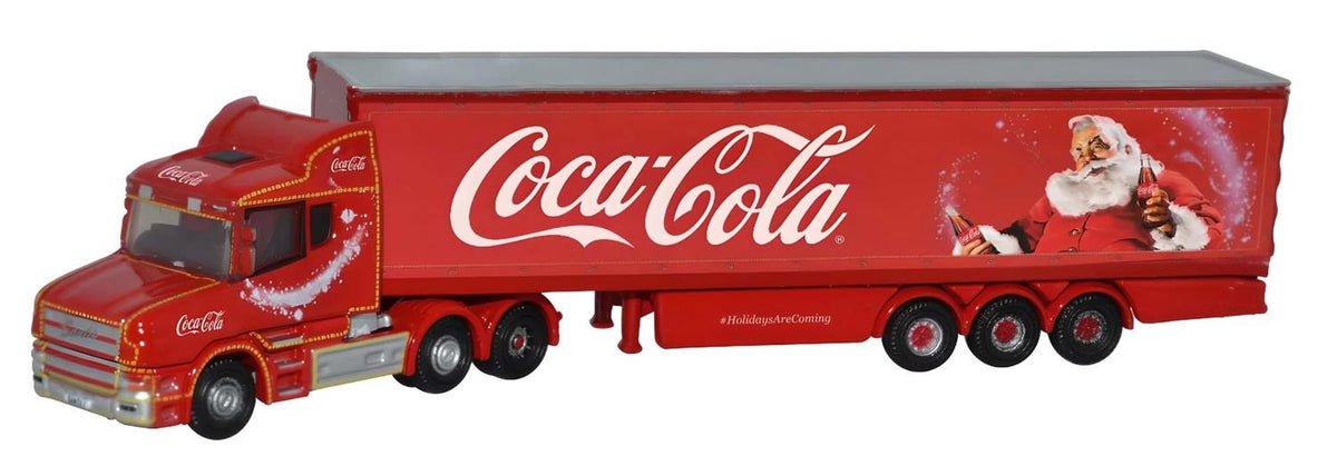 Coca-Cola Christmas Truck 1:148 Rosso Oxford Diecast