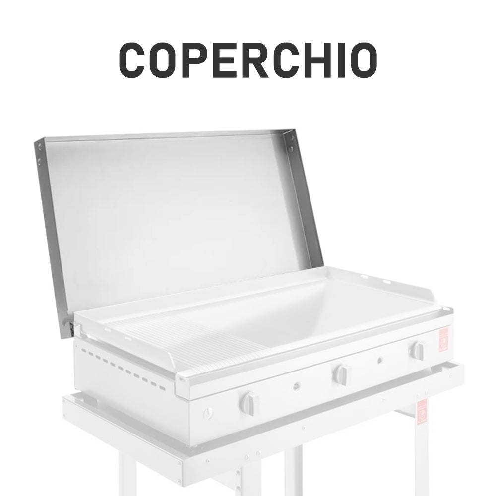 OFFERTA BARBECUE ELETTRICO A GAS CHEF 80 + COPERCHIO + KIT GPL CON TUBO PLA.NET