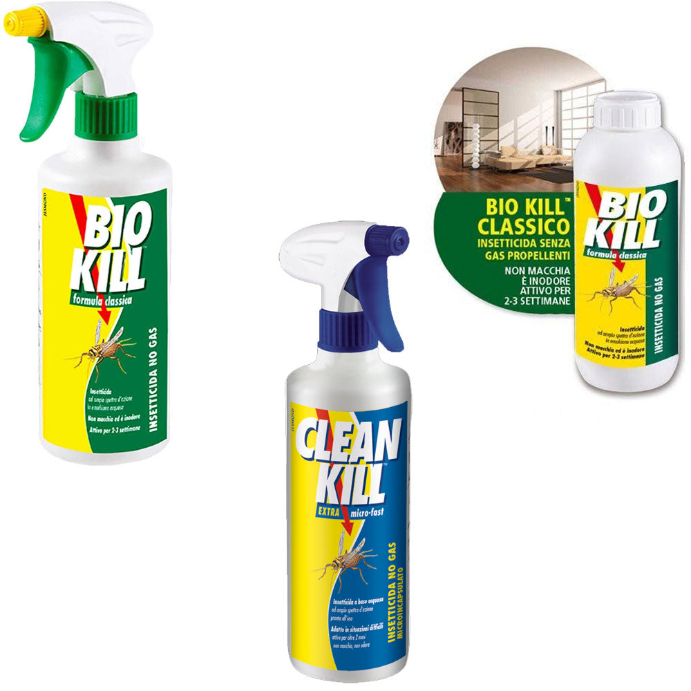 OFFERTA KIT BIOKILL + RICARICA + CLEAN KILL CONTRO INSETTI CIMICI