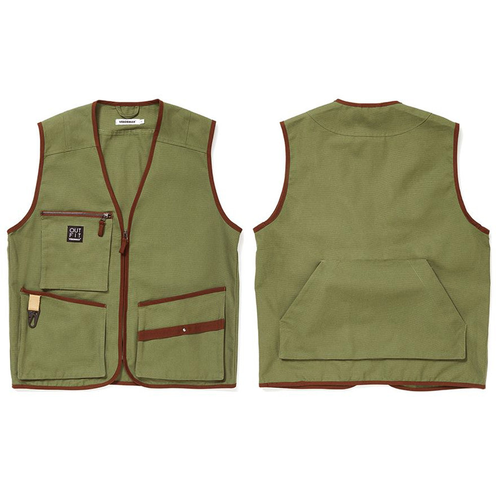 GILET UOMO VERDE OLIVA CORNIOLO TG.XL