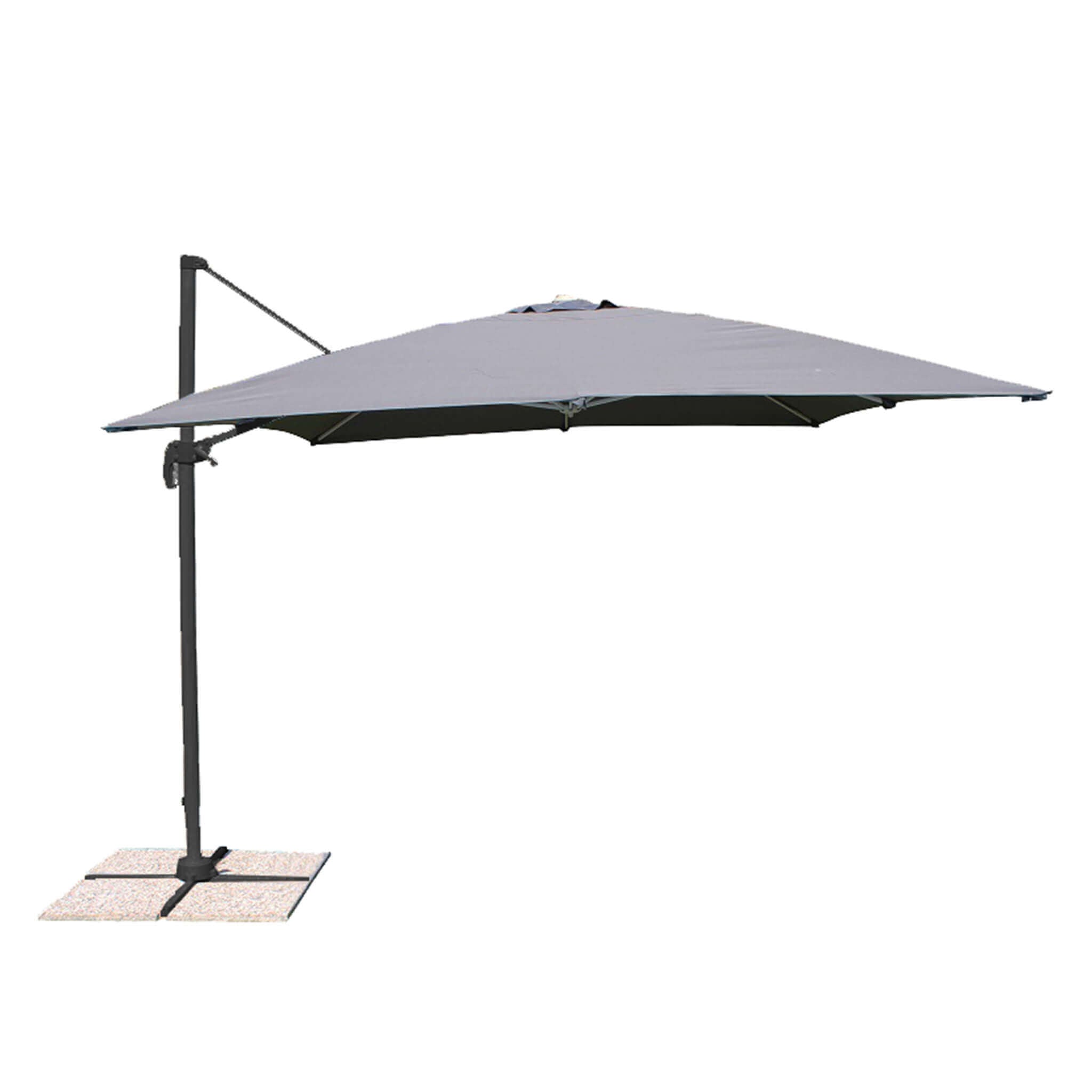 OMBRELLONE MERCURIO NERO P/L 3