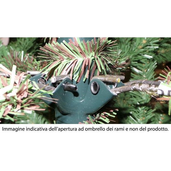 ALBERO DI NATALE GRANDIS VERDE 240CM