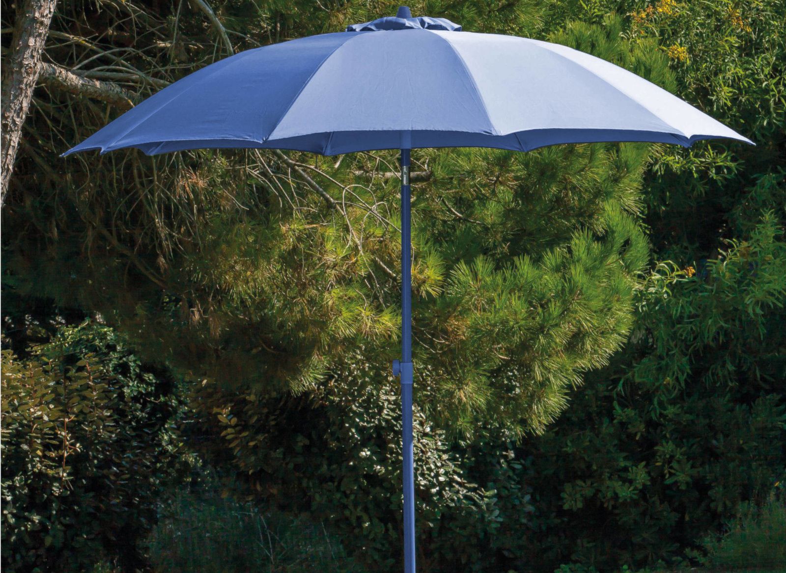 OMBRELLONE DA GIARDINO INCLINABILE DIAMETRO 270CM BLU
