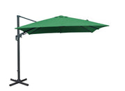 OMBRELLONE PARASOLE INCLINABILE NH 3X3MT CON MANIGLIA GRIGIO E VERDE MANDORLA