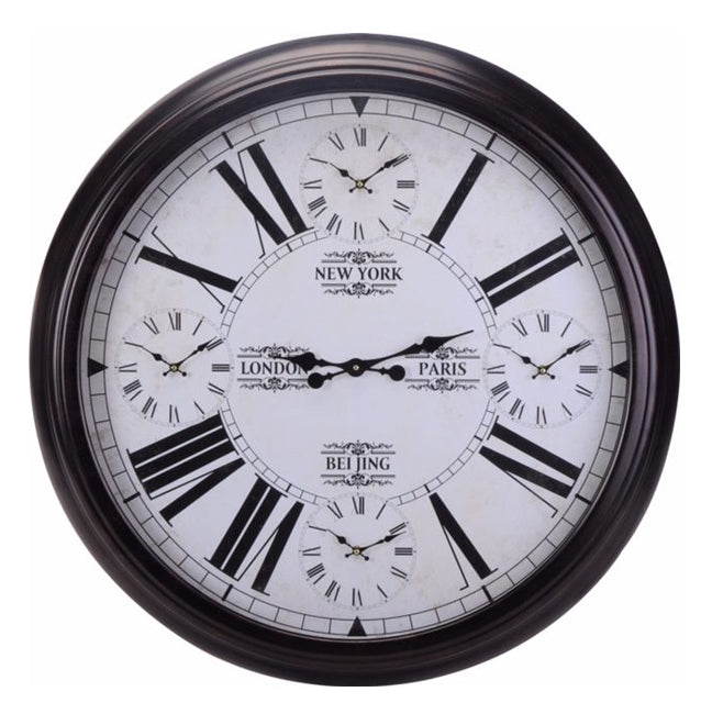 OROLOGIO PARETE KENSINGTON 93CM WORLD CITY CLOCK