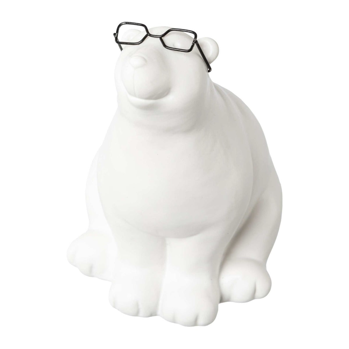 ORSO POLARE IN CERAMICA JUSTIN 16,5X12,6X18,5CM