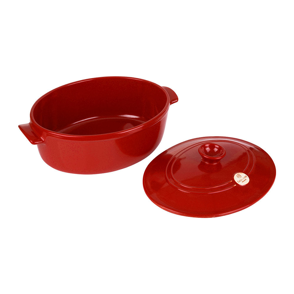 COCOTTE OVALE IN CERAMICA FLAME 6 LITRI GRAND CRU