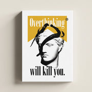 Quadro Overthinking Tela Canvas 50x70cm