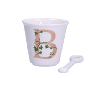 BICCHIERINO CON CUCCHIAIO LETTERA B 75CC LINEA UNICO