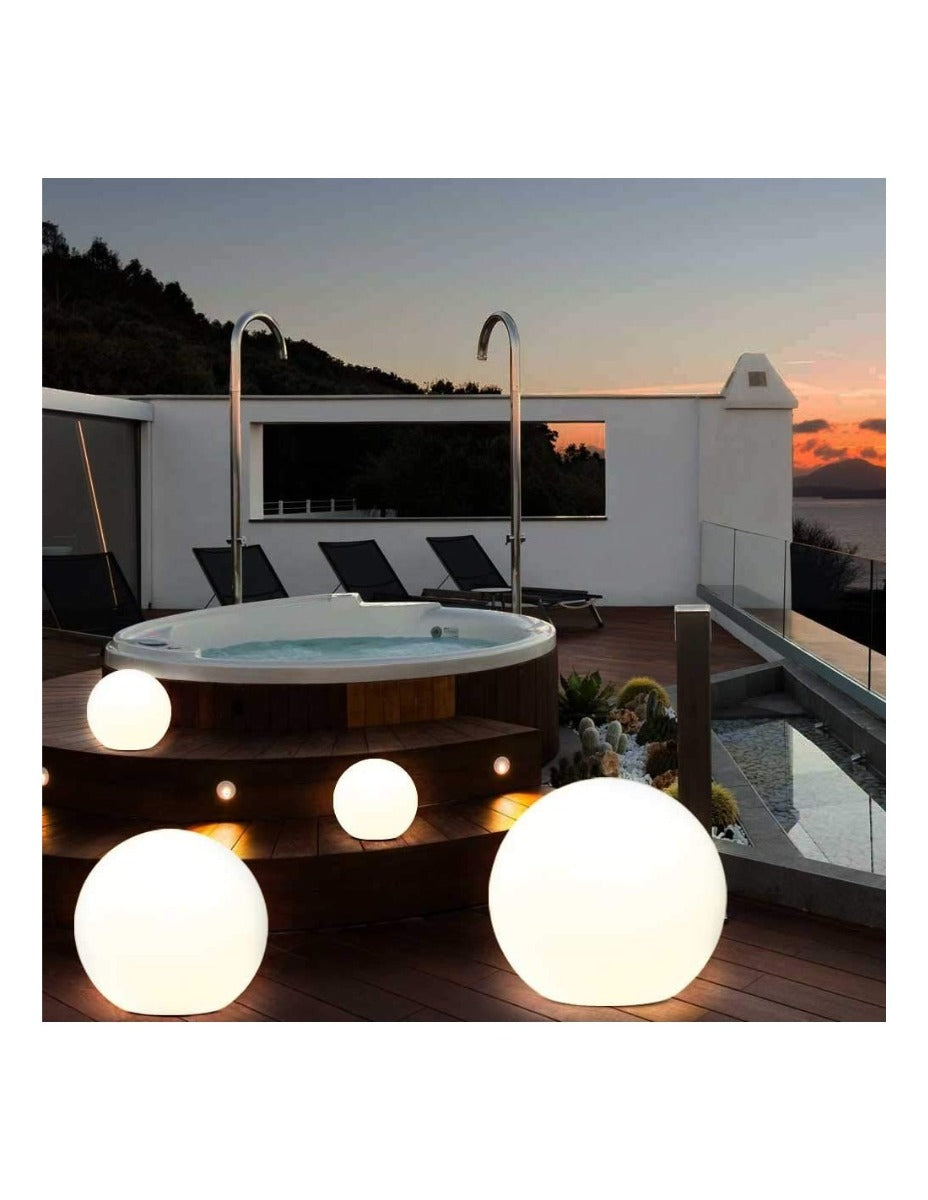 PALLA LED RGB A RICARICA SOLARE 30CM TELECOMANDO SOLAR NOVA XL