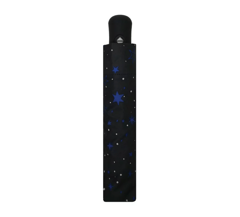 OMBRELLO PIEGHEVOLE CON STELLE BLU