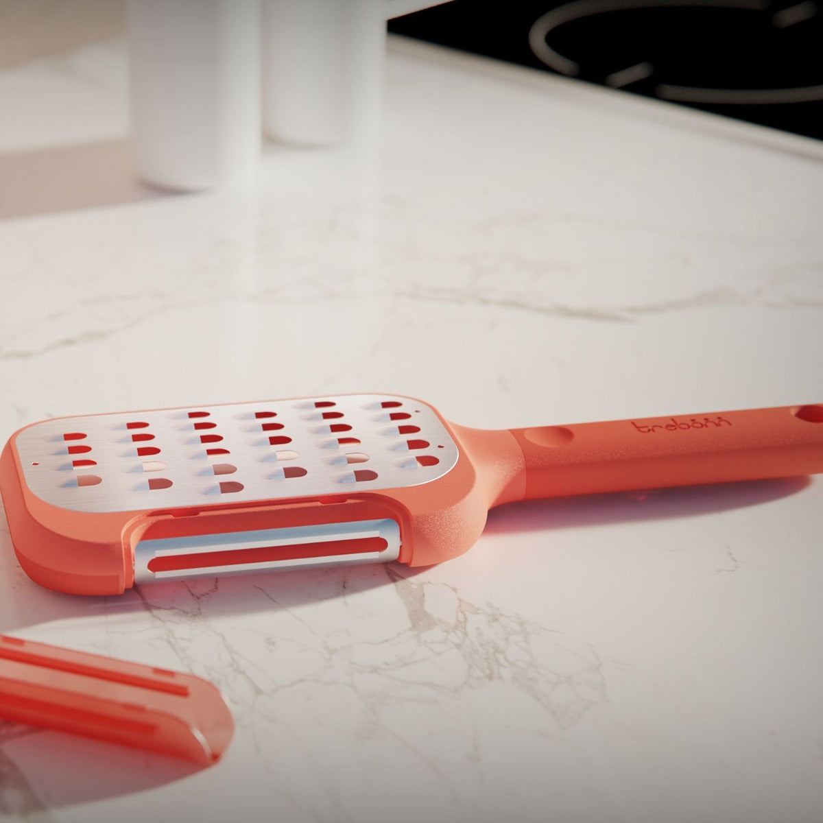 PELATORE E GRATTUGIATORE VERDURE CON PEELER INTEGRATO