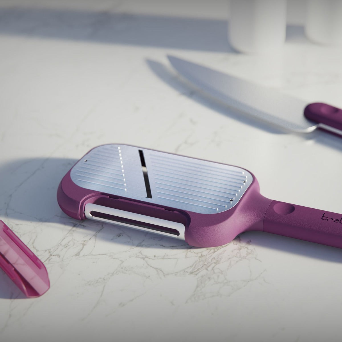 PELATORE E AFFETTATORE VERDURE CON PEELER INTEGRATO