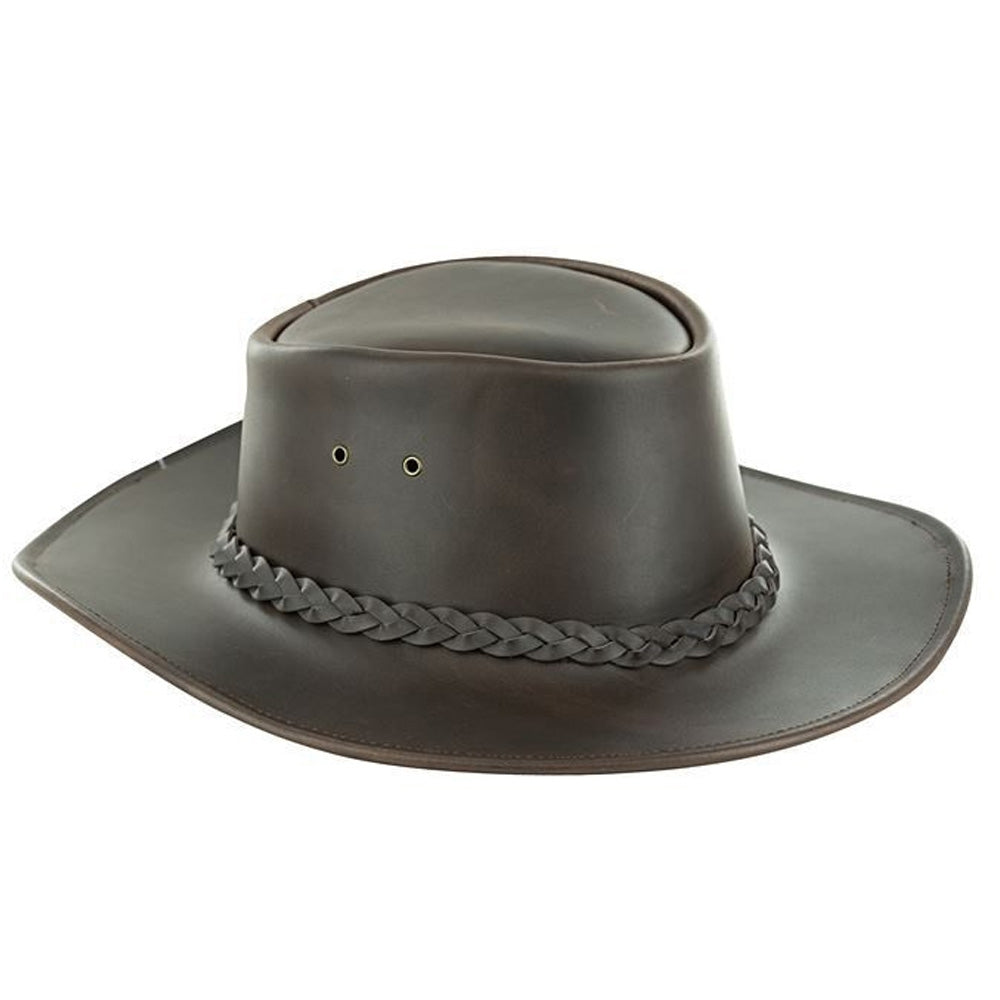 CAPPELLO DA UOMO TG. 59 MARRONE INDIANA