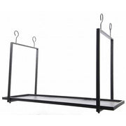 PENSILE FERRO 120X43X80 NERO APPENDIBILE