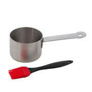 PENTOLINO IN ACCIAIO INOX CON PENNELLO