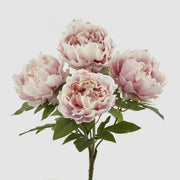 PEONIA ARTIFICIALE IN BOUQUET DA 5 h48CM VIOLA CHIARO