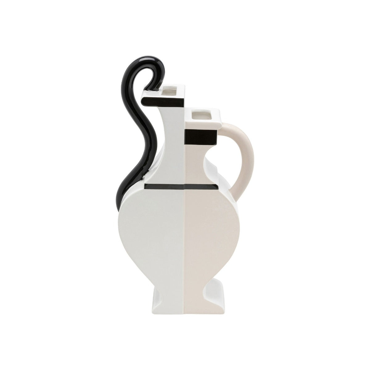 VASO PERFECT MATCH 35CM BIANCO E NERO
