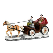 PERSONAGGI SU CARROZZA - L19,5XW7XH9,5CM - IN RESINA