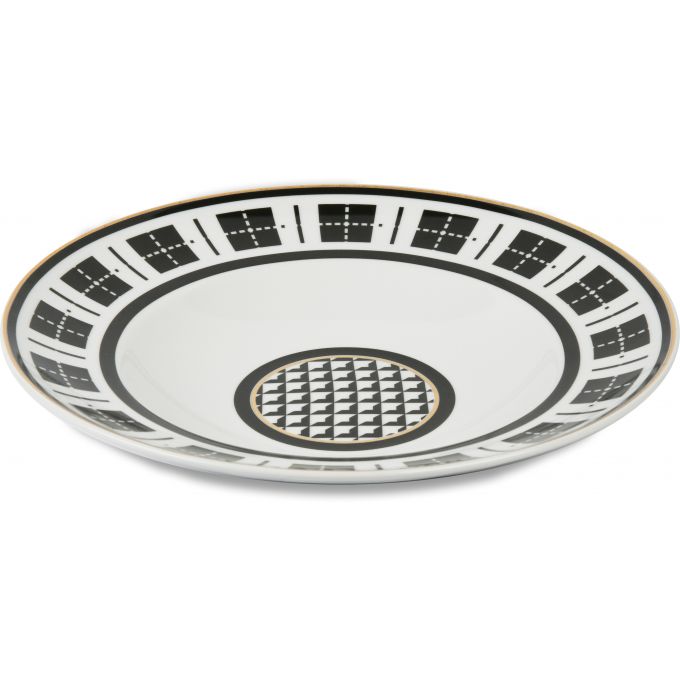 PIATTO FONDO GOURMET OPTICAL 30CM IN PORCELLANA