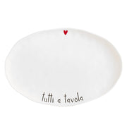 Piatto ovale Tutti a tavola 36,6 x 24,5 cm Simple Day