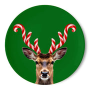 PIATTO PANETTONE IN CERAMICA Ø18CM VERDE