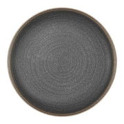 PIATTO PIANO RENA Ø27,8XH1,5CM NERO 2 PEZZI