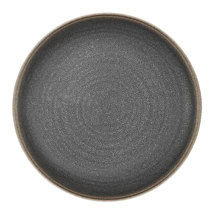 PIATTO PIANO RENA Ø27,8XH1,5CM NERO 2 PEZZI