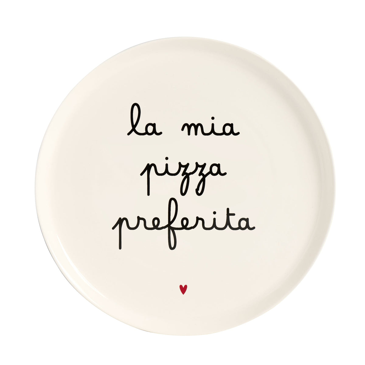 Piatto Pizza Decorato La mia pizza preferita D31,5 cm Simple Day
