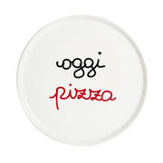 Piatto Pizza Decorato Oggi Pizza D31,5 cm Simple Day