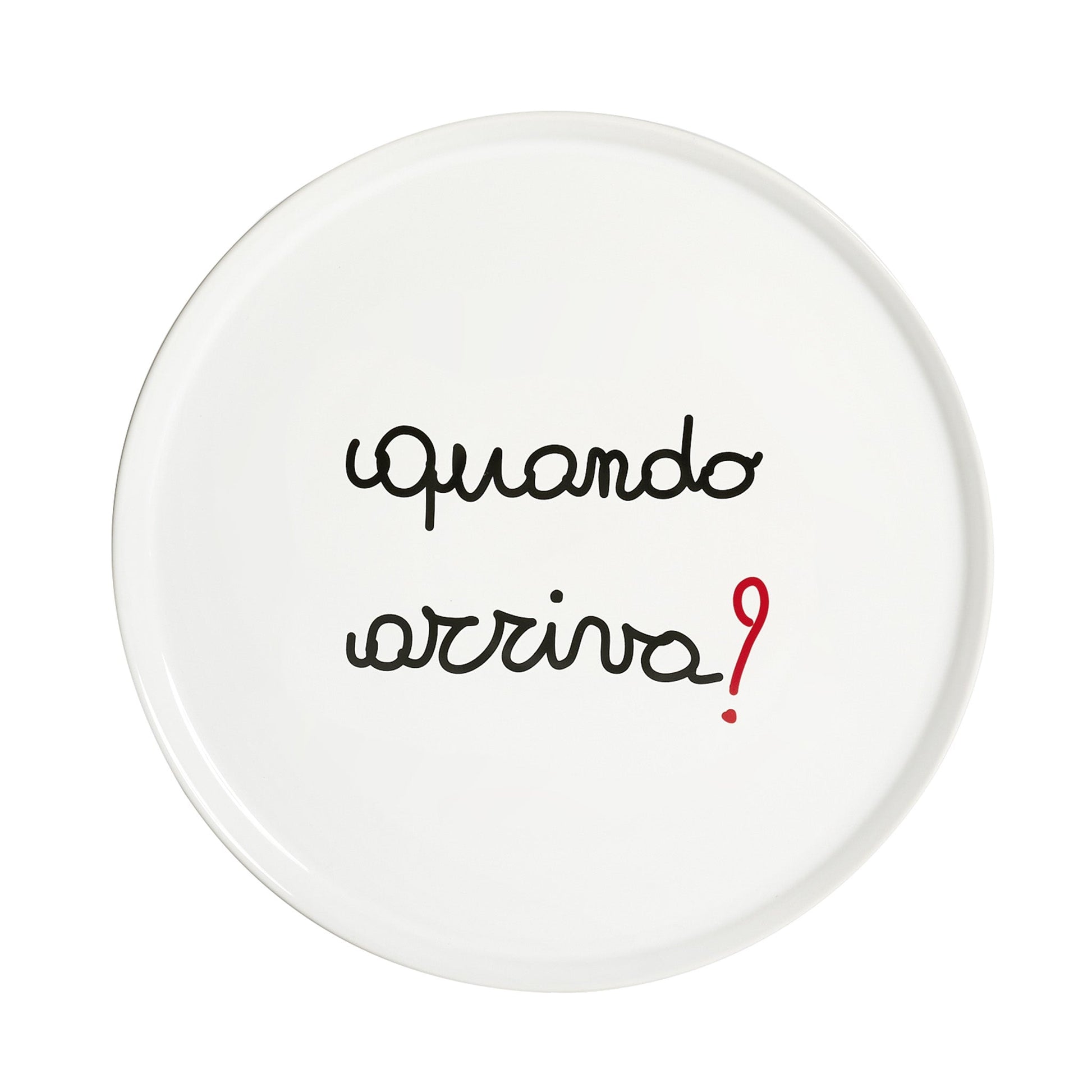 Piatto pizza "Quando Arriva" 31.5cm
