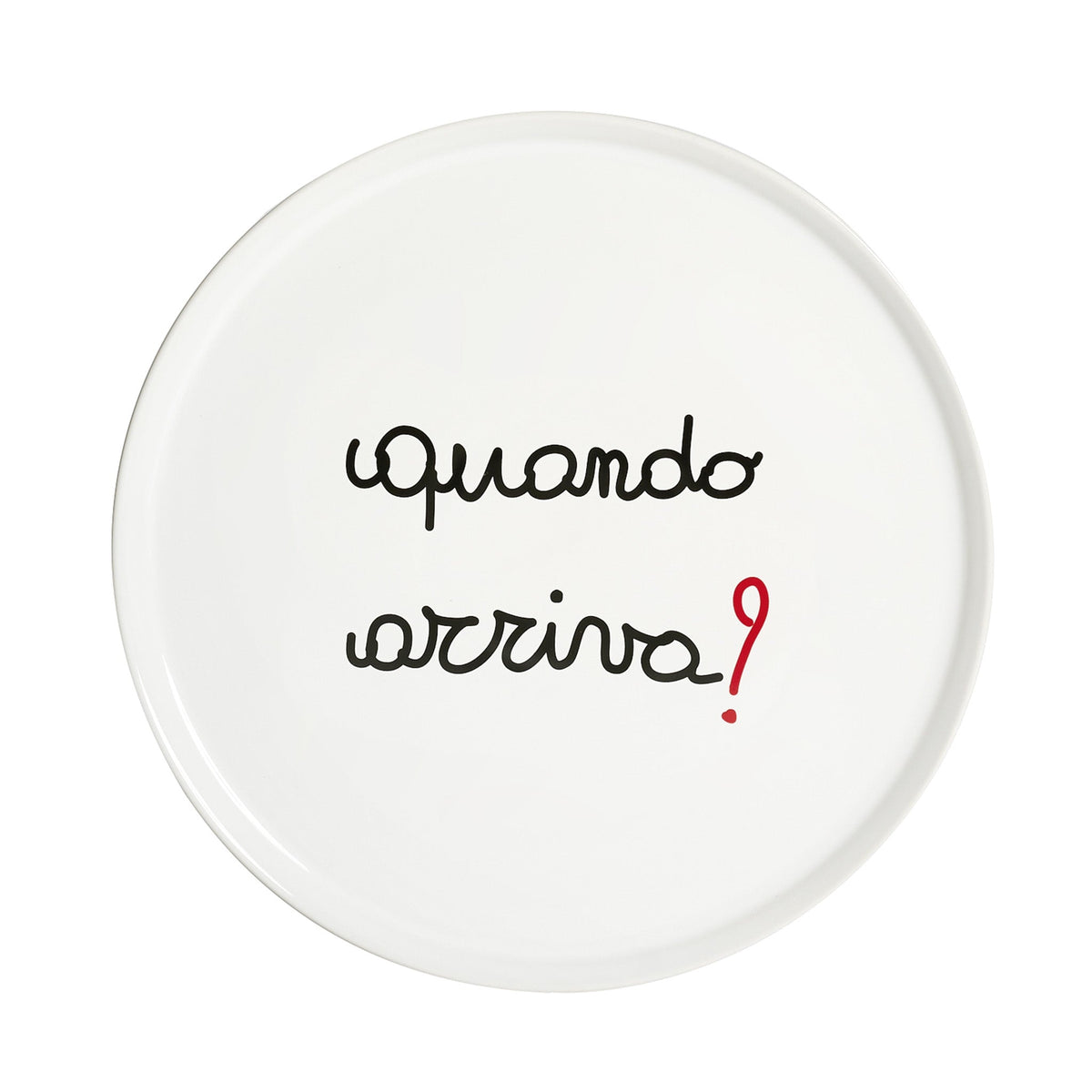 Piatto pizza "Quando Arriva" 31.5cm