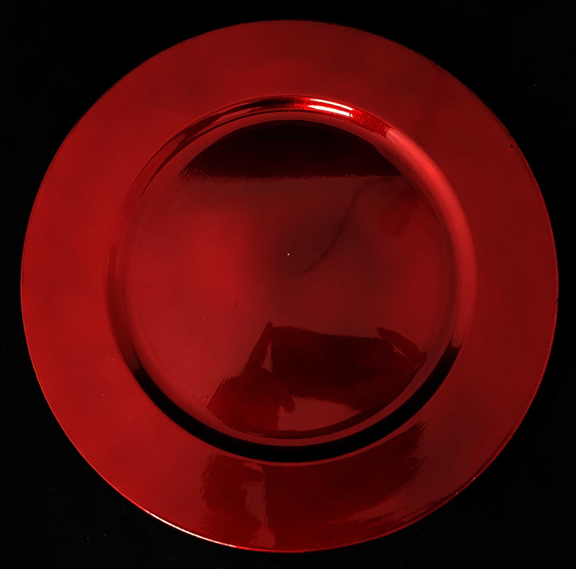 6 SOTTOPIATTI CIRCOLARI ROSSO 33CM
