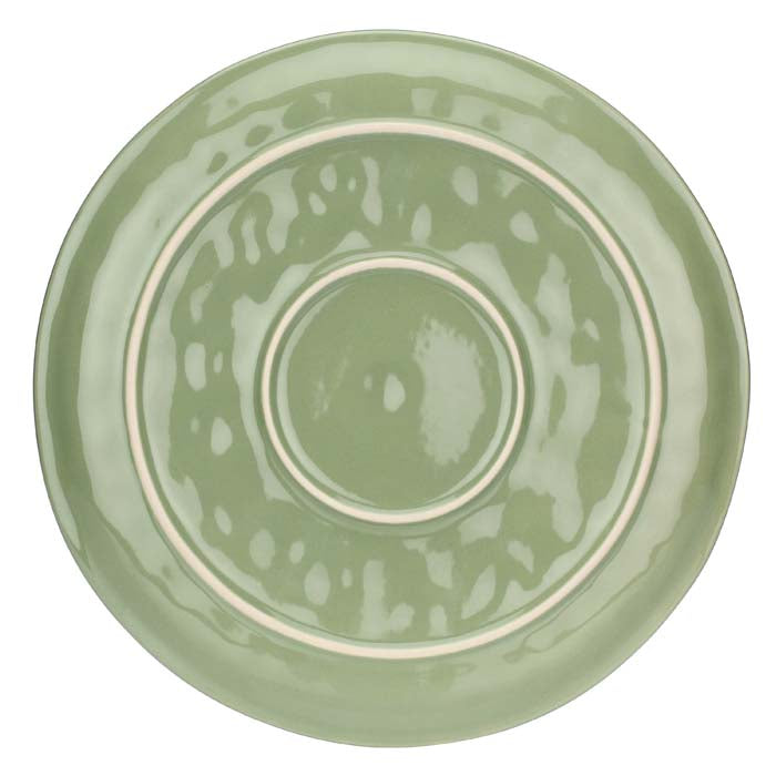 CONCERTO SET 2 PIATTI VERDE OLIVA Ø33CM