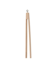 Pinza per Barbecue in Legno di Faggio 37.3 cm Naturale