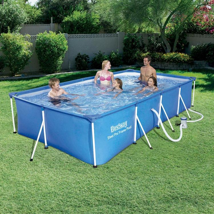 OFFERTA PISCINA RETTANGOLARE FRAME 300X201XH66CM + COPERTURA