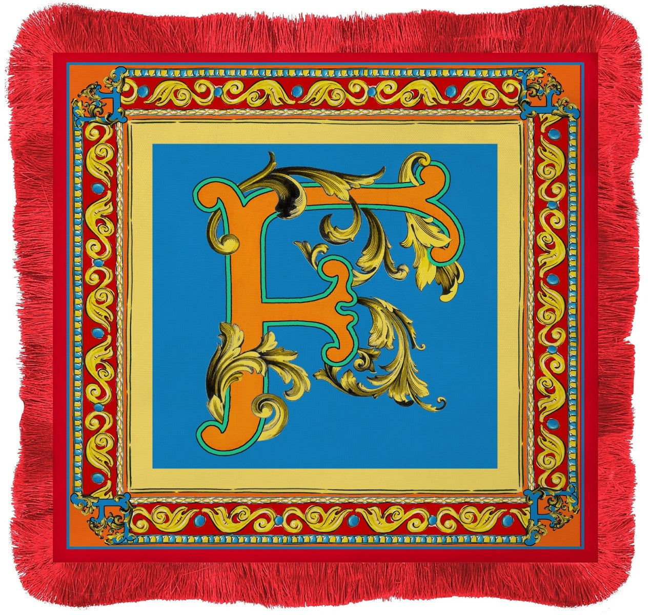 TOVAGLIETTA AMERICANA "F" 38X38 CM - ORTIGIA