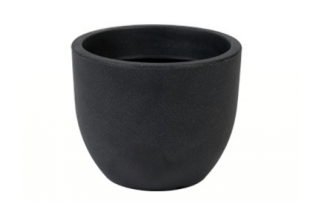 VASO CONCA 80CM GRIGIO ARDESIA