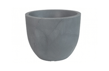 VASO CONCA 40CM GRIGIO ANTICATO