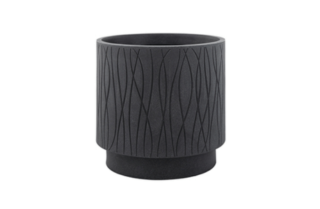 VASO CILINDRO NATURALIA 40CM ARDESIA