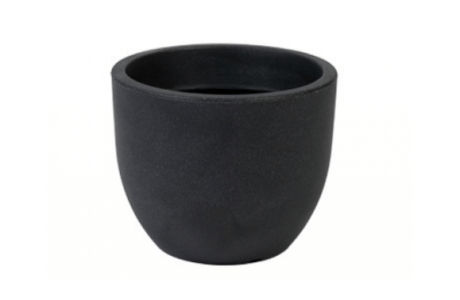 VASO CONCA 30 CM GRIGIO ARDESIA