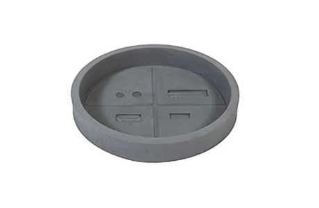 SOTTOVASO TONDO SNV 40CM GRIGIO ANTICATO