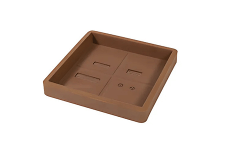 SOTTOVASO QUADRO SNQ 40CM CORTEN