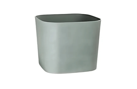 VASO SWING MOOD QUADRO 30 CM VERDE RUGIADA