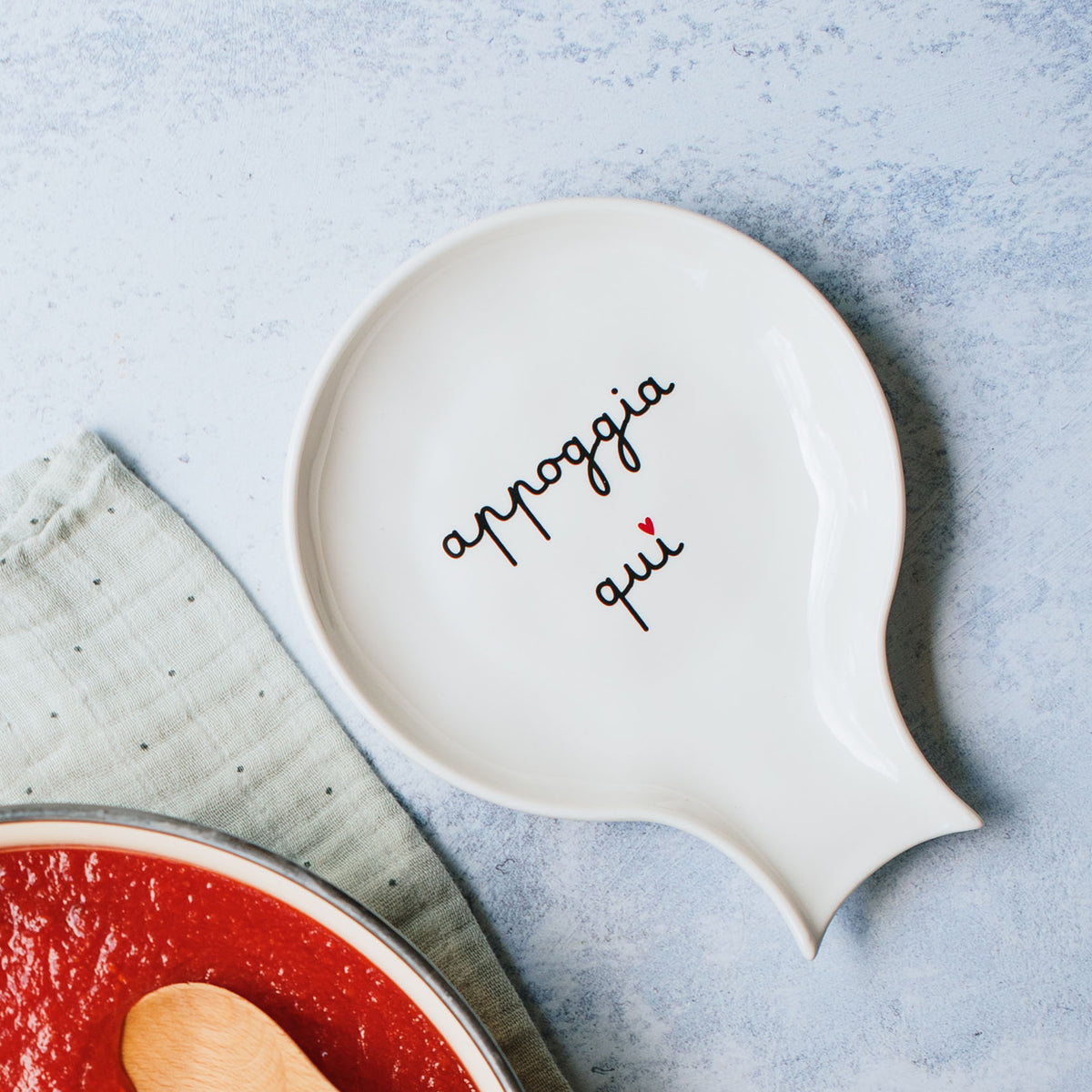 Poggiamestoli grande 15x19cm nero Simple Day