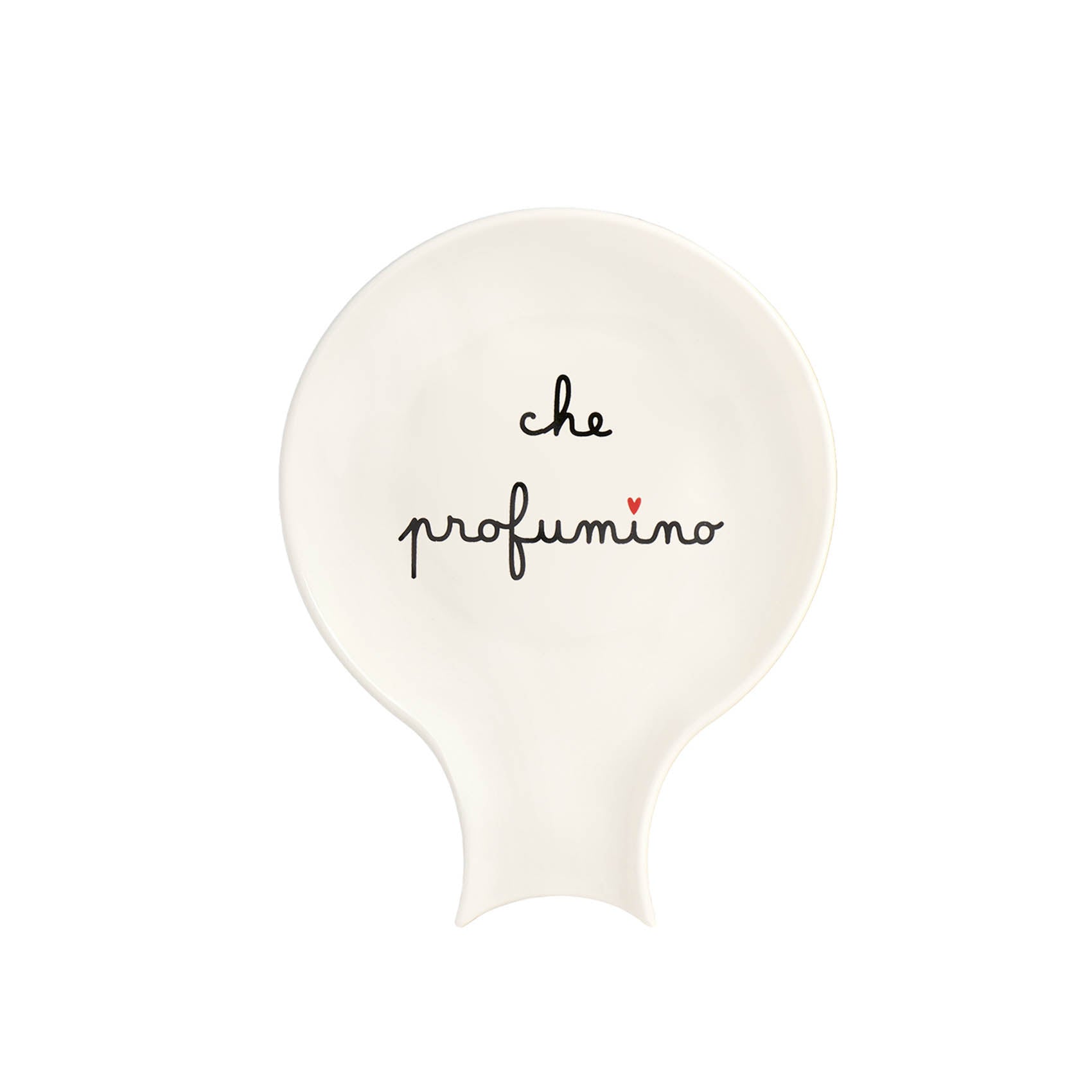 Poggiamestoli Che profumino grande 15x19cm Bianco con scritta Nera Simple Day