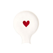 Poggiamestoli Cuore Rosso Acquerello grande 15x19cm Simple Day
