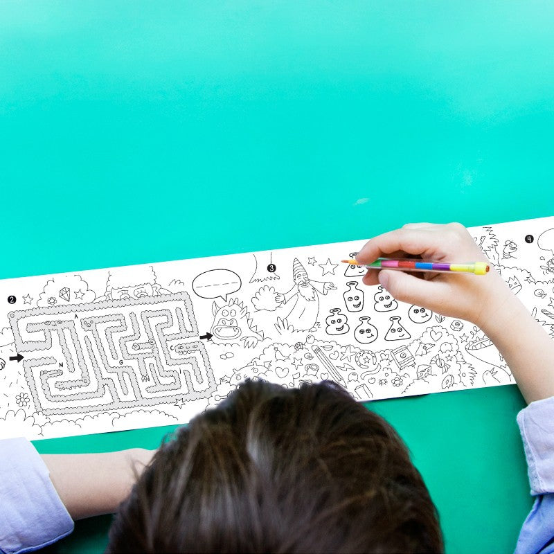 GIOCO TASCABILE MAGIC DA COLORARE CON MATITA INCLUSA